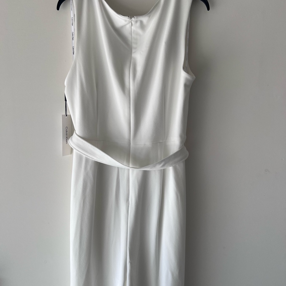 Brand new cream, white jumpsuit